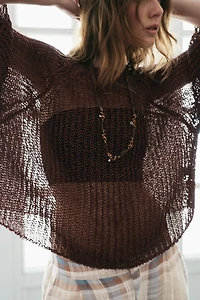 PULL EN MAILLE AJOURÉE