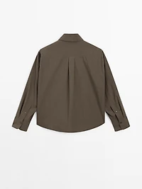 100% cotton shirt with seam detail
