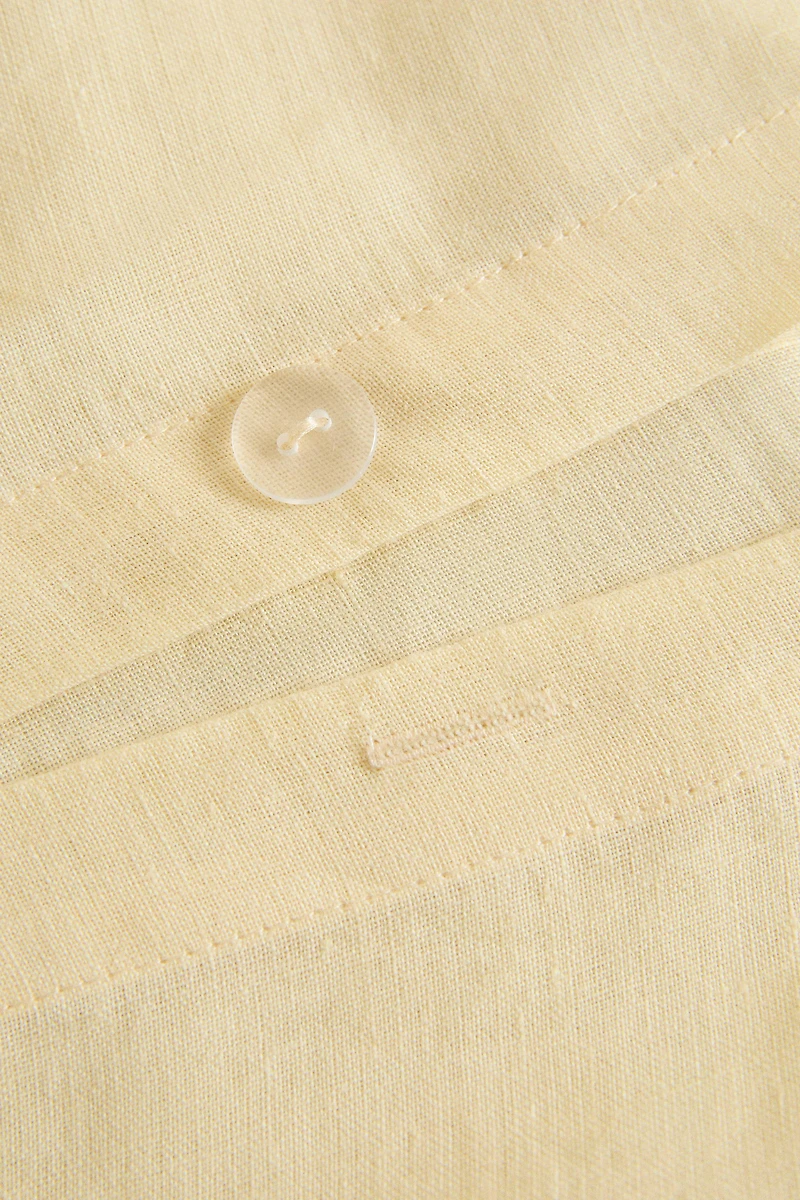WASHED LINEN DUVET COVER (140 GSM)