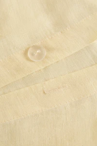 WASHED LINEN DUVET COVER (140 GSM)
