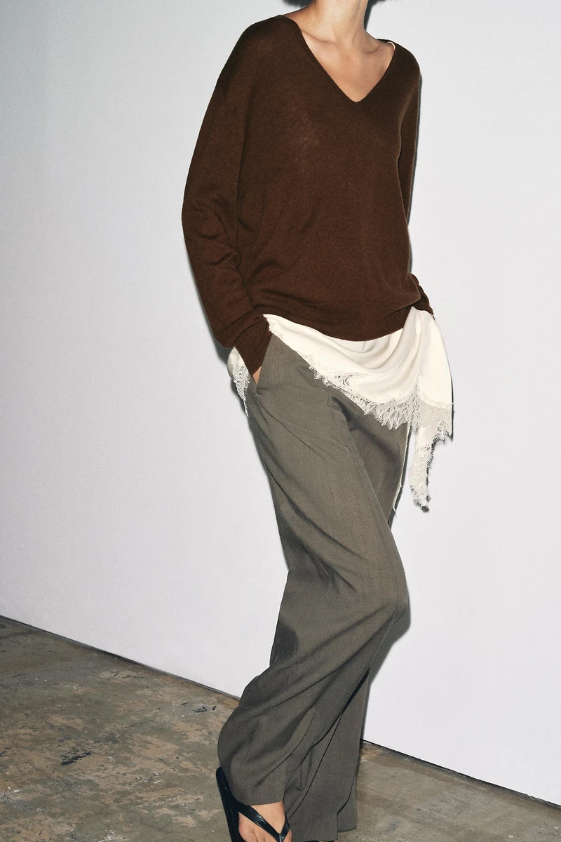 100% EXTRA-SOFT WOOL SWEATER