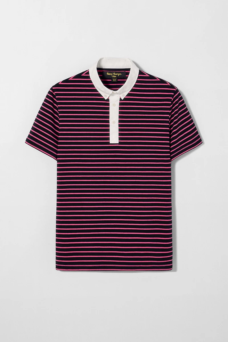 STRIPED POLO SHIRT BOBBY GILLESPIE X ZARA