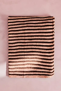 PLAID ENFANT CHENILLE RAYURES