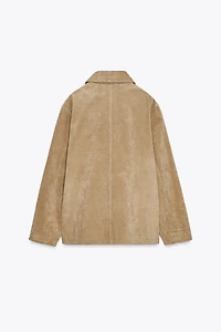 VESTE EN DAIM