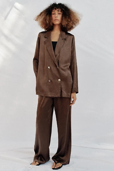 PANTALON FLUIDE EFFET FROISSÉ