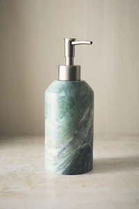 GREEN MARBLE SOAP DISPENSER