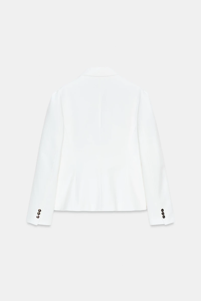 VESTE AJUSTÉE ÉPAULES MARQUÉES