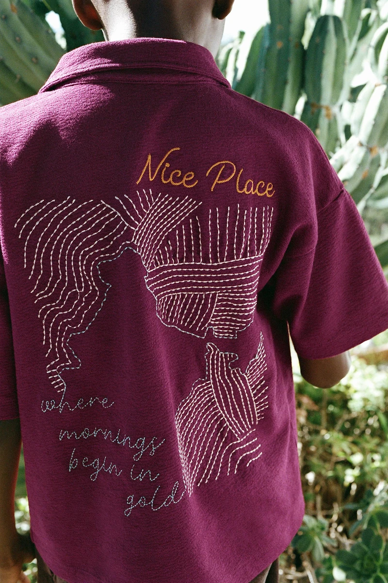 EMBROIDERED POLO SHIRT
