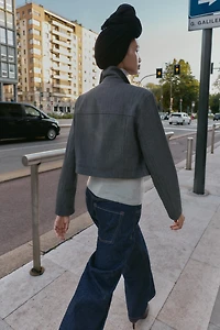 BLAZER COURT À CHEVRONS