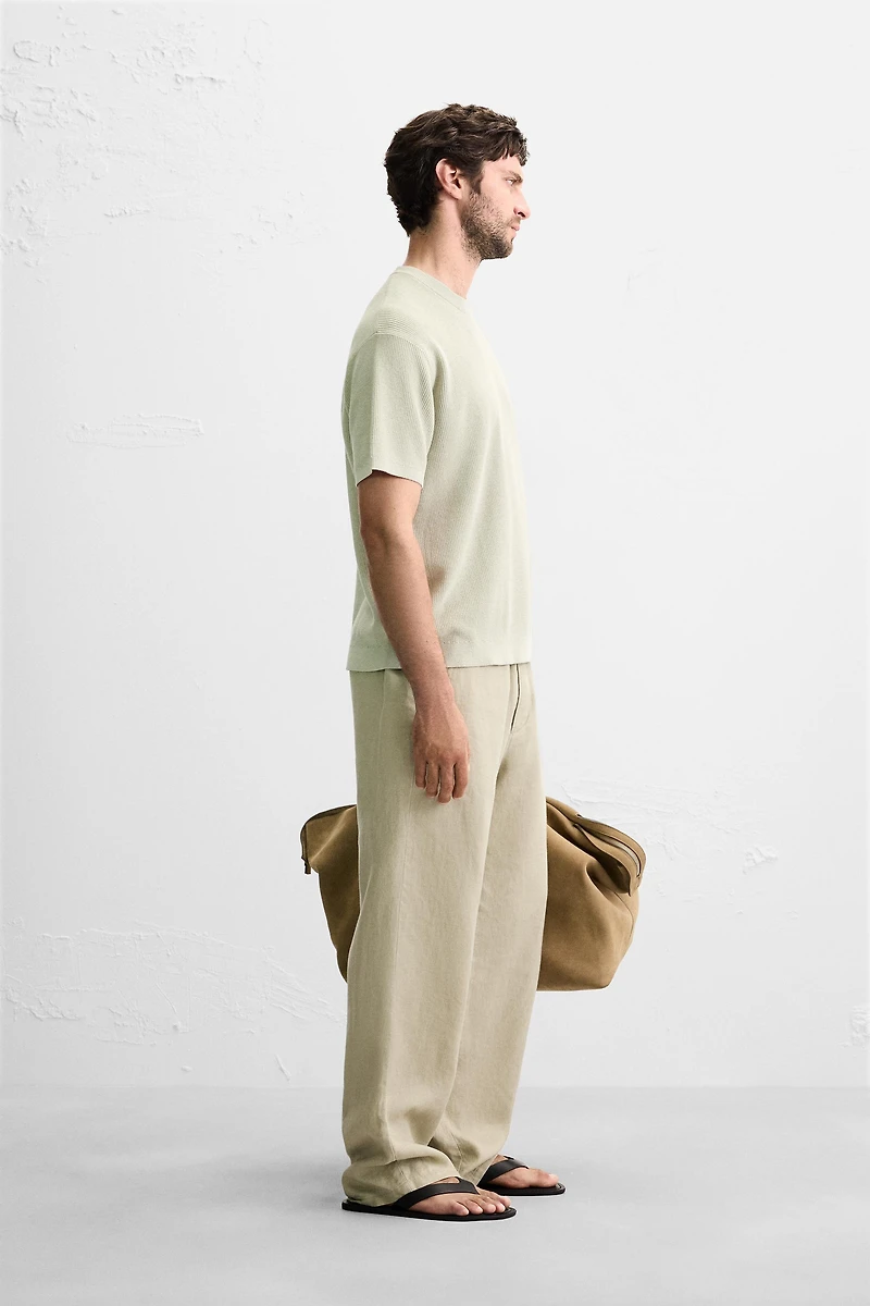 PURL KNIT T-SHIRT