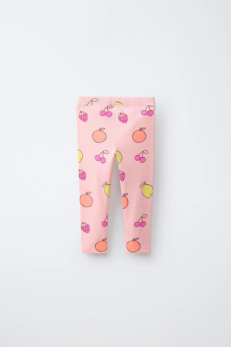 LEGGING CÔTELÉ IMPRIMÉ