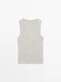 Débardeur en coton mélangé