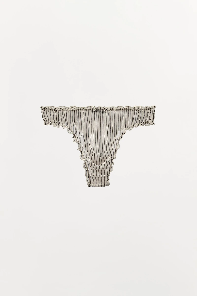 100% VISCOSE STRIPED UNDERWEAR