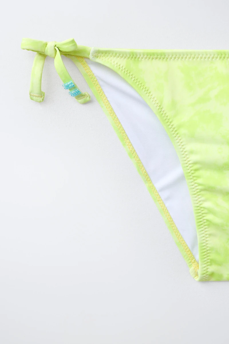 TIE-DYE HIBISCUS BIKINI, Ages 6–14