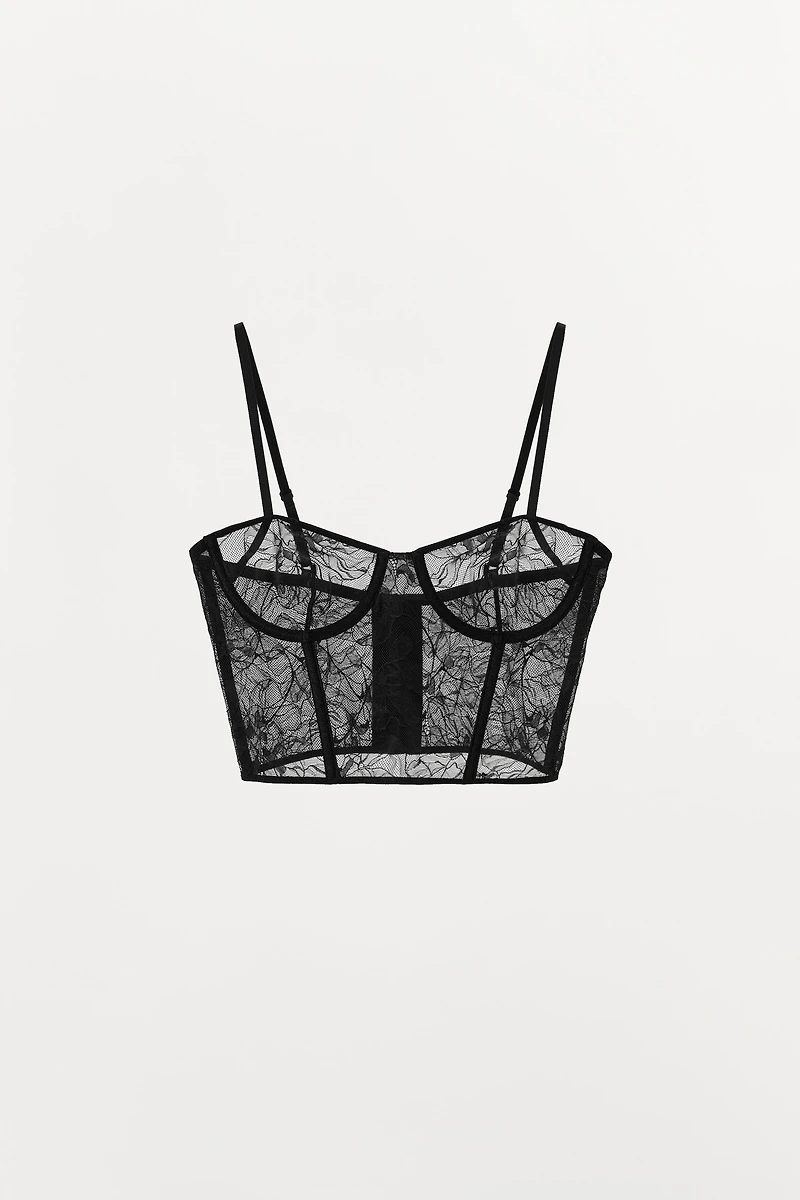 CORSET ARMATURES DENTELLE