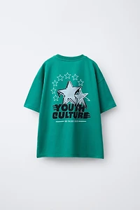RAISED PRINT T-SHIRT