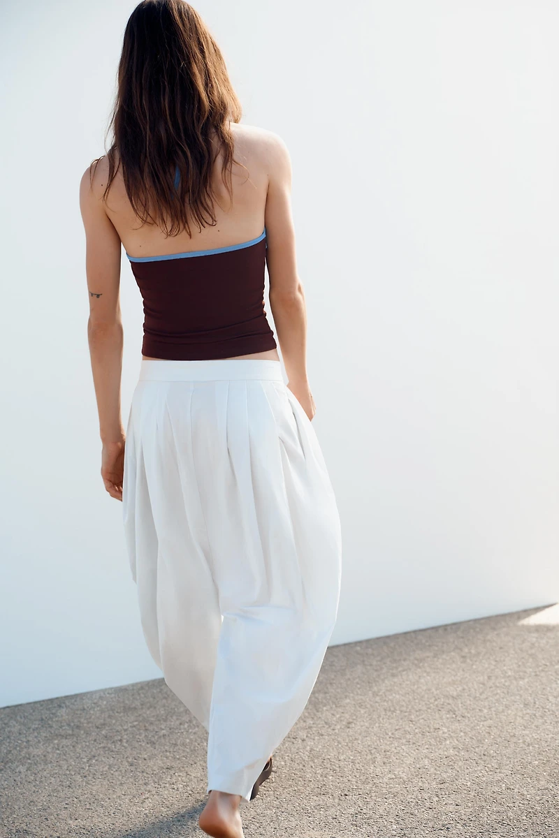 PLEATED VOLUME PANTS