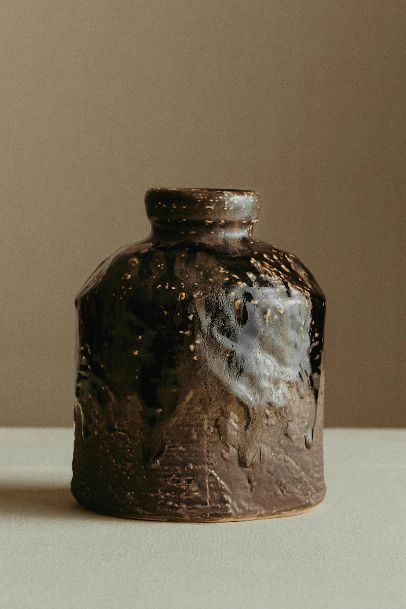 VASE CÉRAMIQUE TEXTURÉE