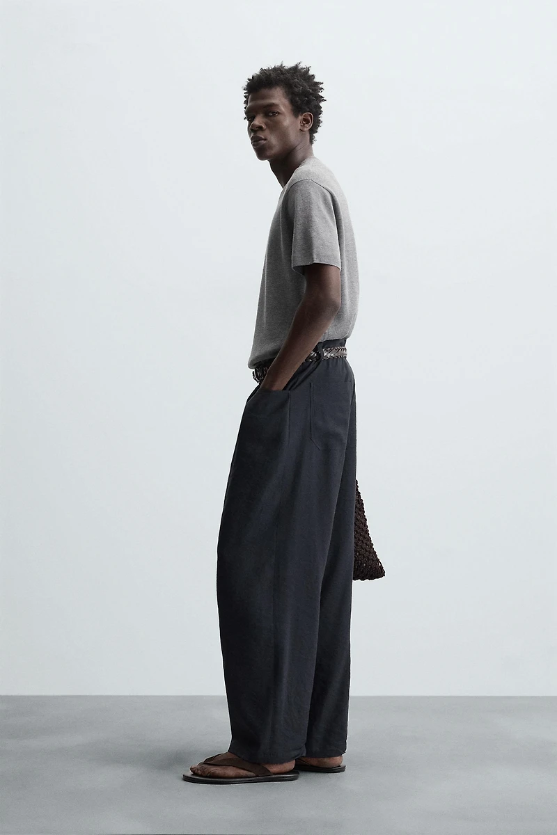RELAXED FIT KNIT T-SHIRT