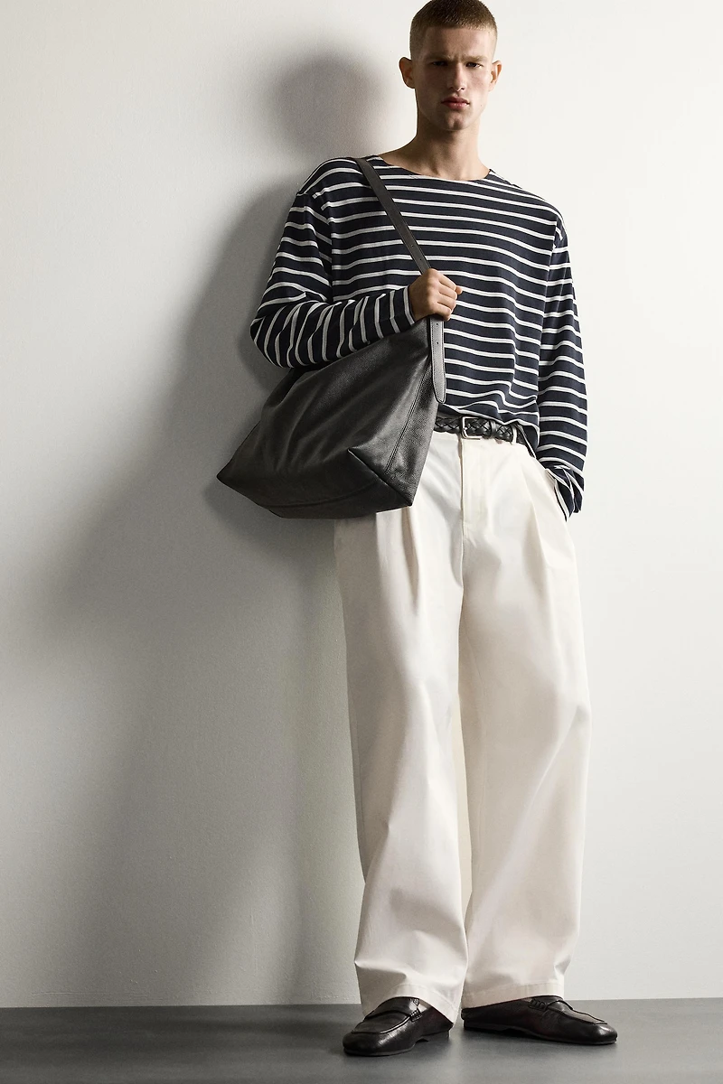 STRIPED JACQUARD T-SHIRT AARON LEVINE X ZARA