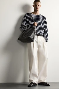 STRIPED JACQUARD T-SHIRT AARON LEVINE X ZARA