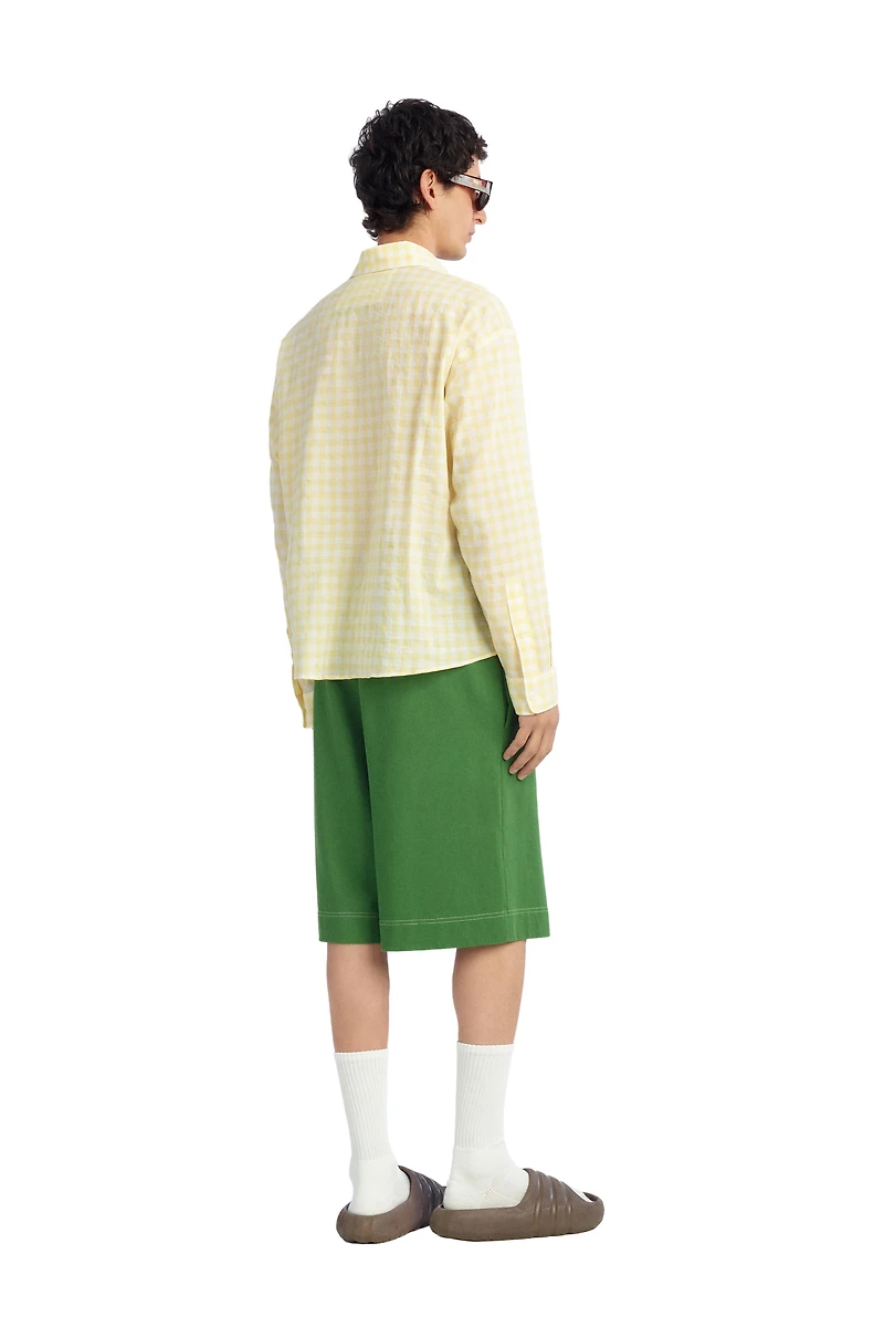 PLAID JACQUARD POLO SHIRT
