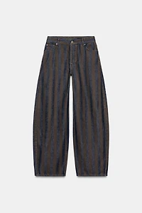ZW COLLECTION MID-RISE BARREL LEG JEANS