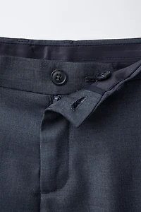 TEXTURED SUIT PANTS