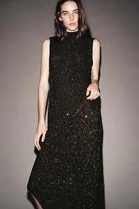 ZW COLLECTION ASYMMETRIC SEQUIN TOP