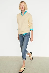 100% cashmere knit sweater