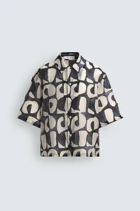 GEOMETRIC PRINT SHIRT