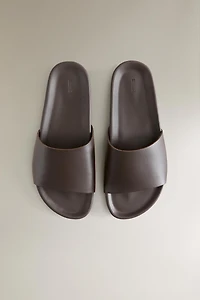 LEATHER SLIDES
