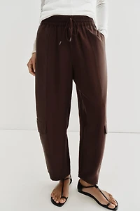 PANTALON BARREL BIMATIÈRE