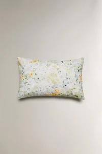 HOUSSE DE COUSSIN IMPRIMÉ FLORAL AQUARELLE