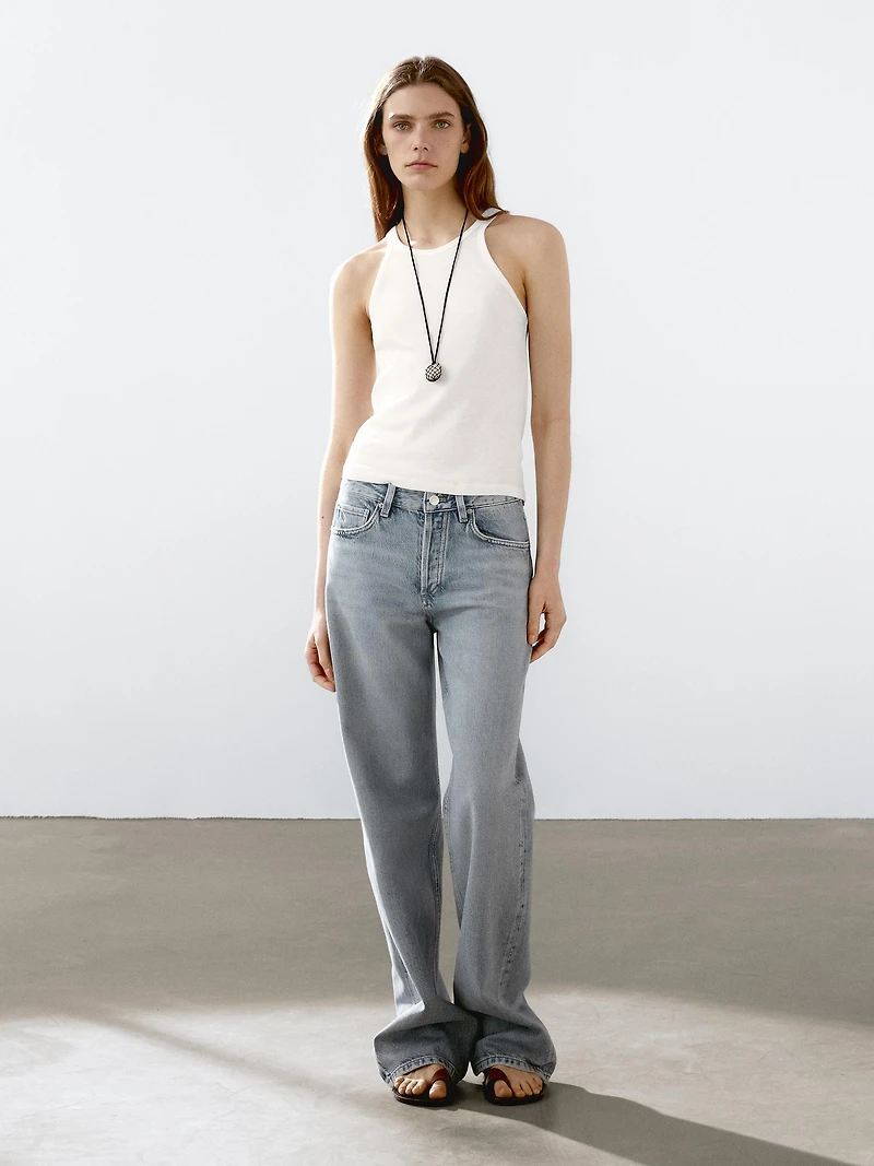 100% cotton halter top