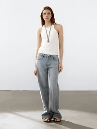 100% cotton halter top