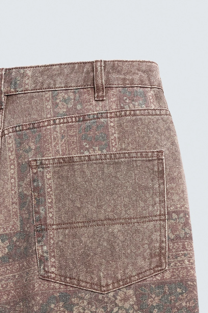PANTALON BAGGY FIT IMPRIMÉ BANDANA