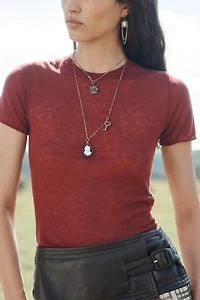 100% WOOL KNIT TOP LIMITED EDITION