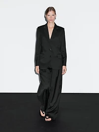 Blazer à deux boutons 100 % laine extra-fine