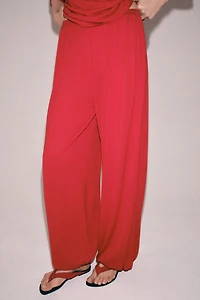 PUFFY KNIT PANTS