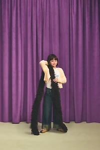 GILET EN MAILLE AJOURÉE HARRY LAMBERT FOR ZARA X DISNEY