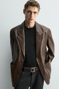 LIMITED EDITION LEATHER BLAZER