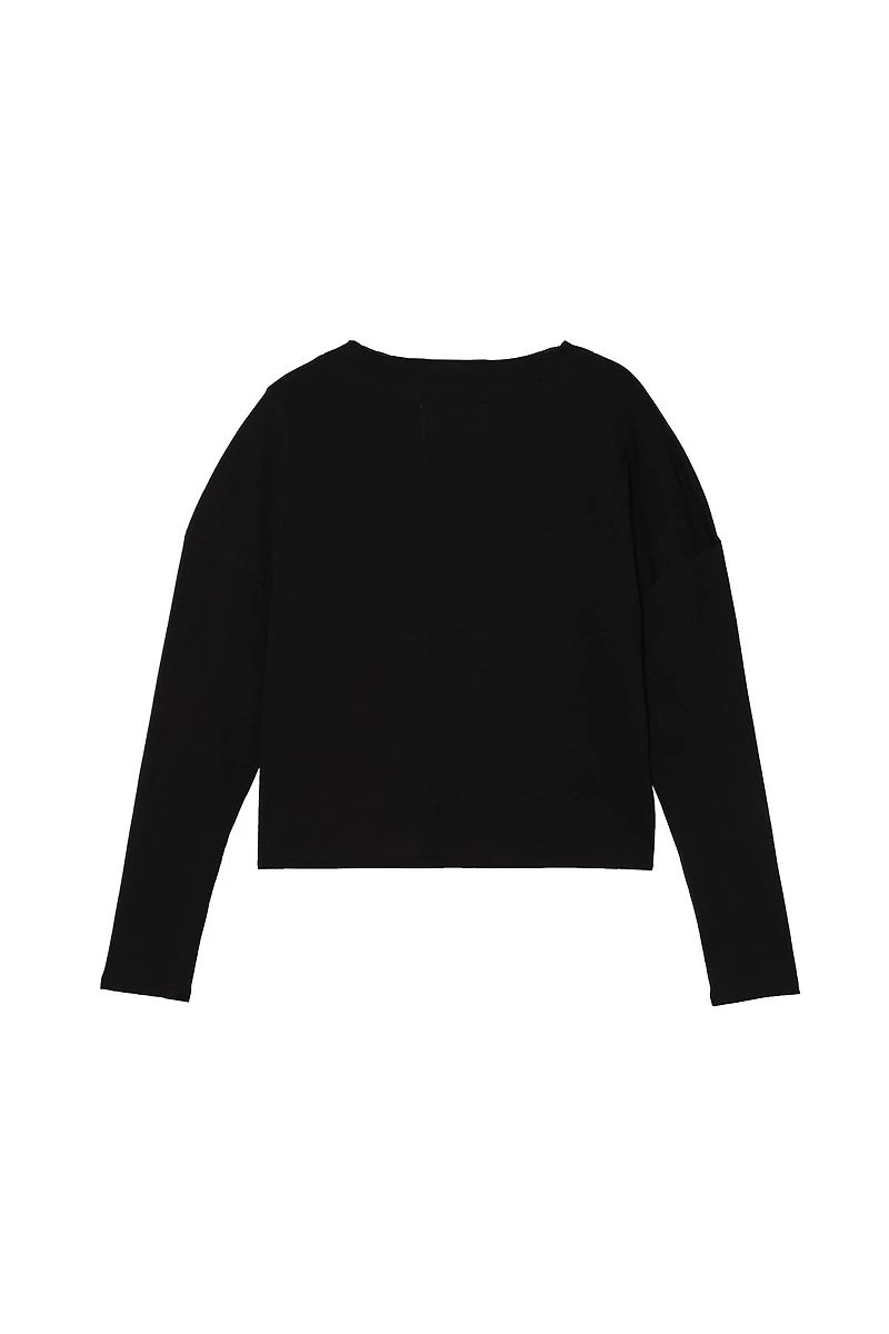 CROPPED FIT LONG SLEEVE T-SHIRT