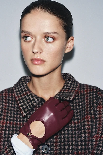 GANTS EN CUIR ARAIGNÉE