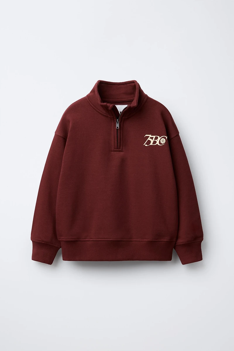ENSEMBLE SWEAT ZIPPÉ ET PANTALON JOG TEXTE
