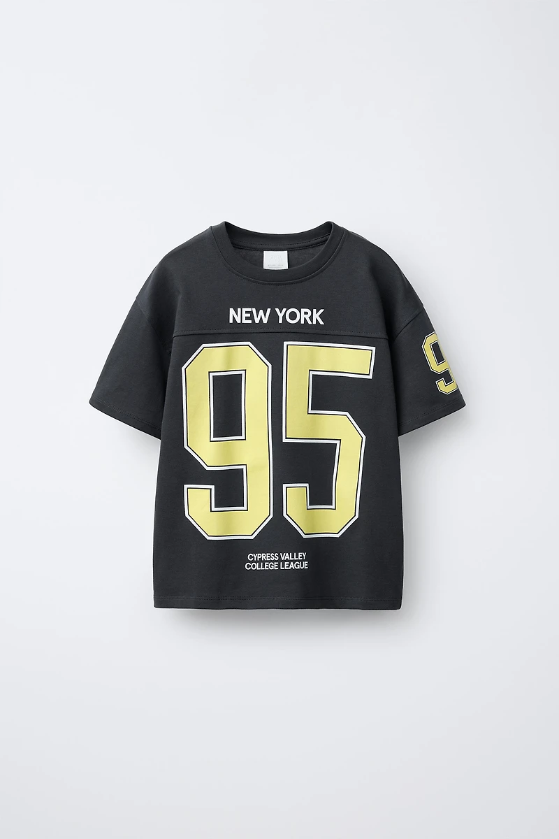 NUMBER PRINT T-SHIRT