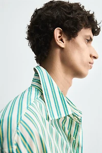 PLUTO PATCH STRIPED SHIRT HARRY LAMBERT FOR ZARA X DISNEY