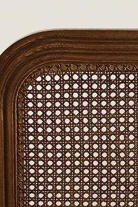 ASH AND RATTAN HEADBOARD