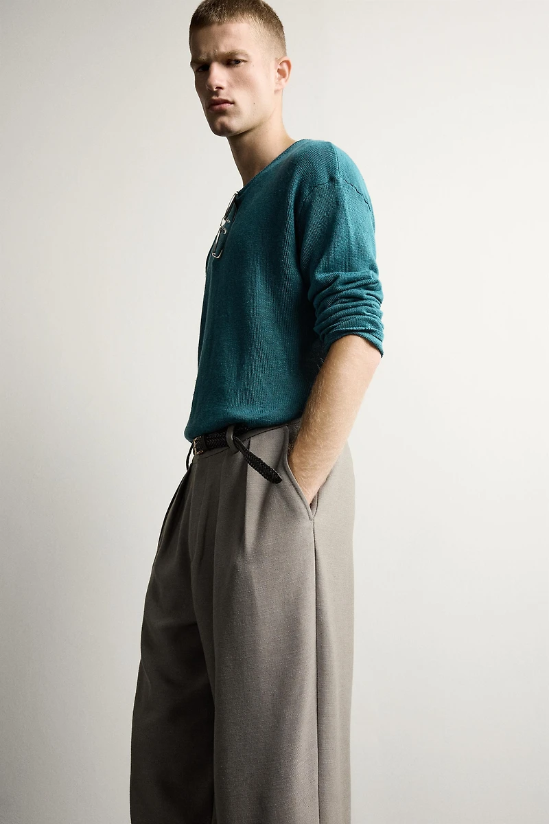 100% HEMP RELAXED FIT SWEATER