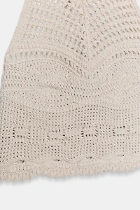 KNIT HALTER TOP